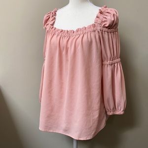 Women’s Cece Pink Crepe Blouse